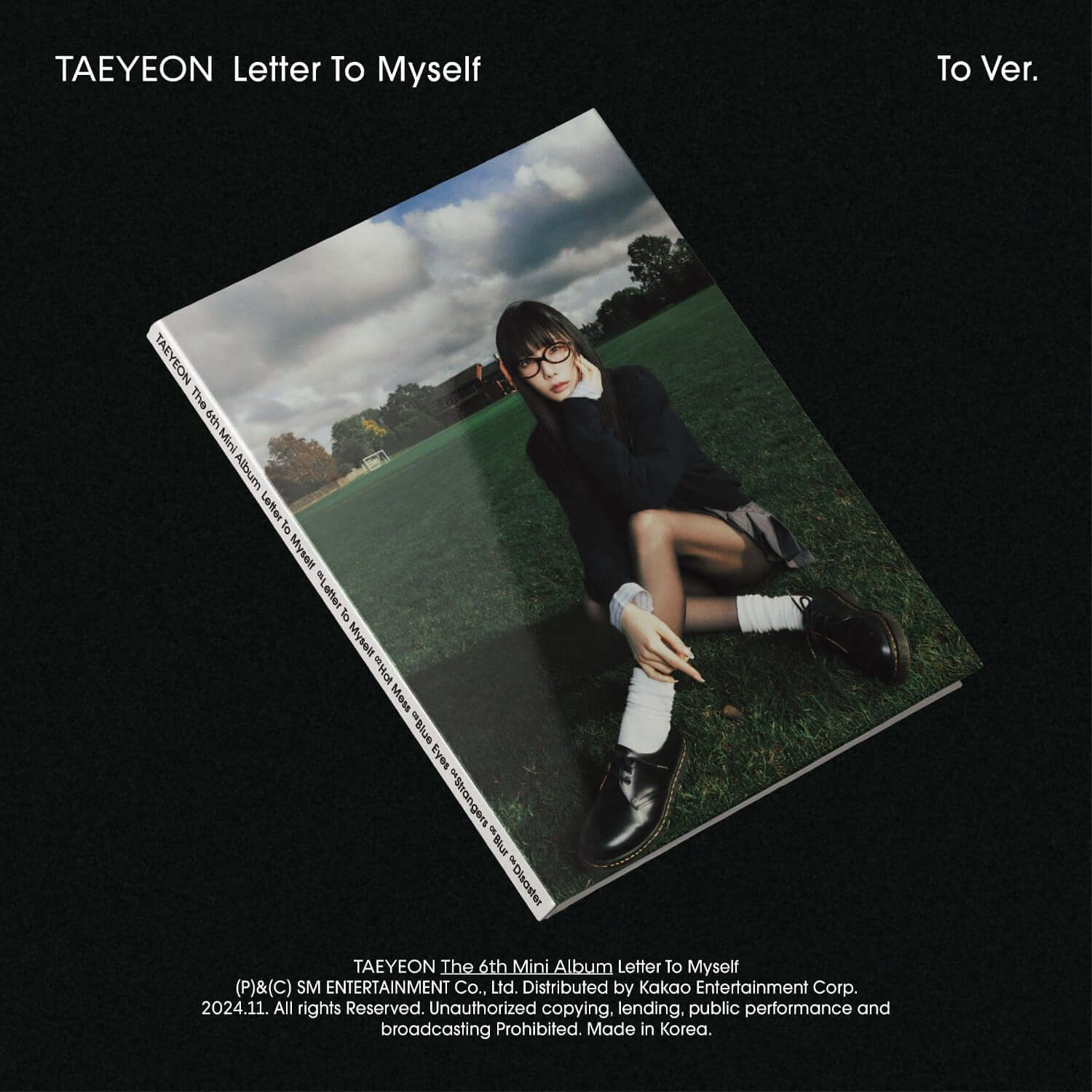 TAEYEON - 6th Album [Letter To Myself] (To Ver.) - Kpop Albu | Kool Seoul - Buy Kpop Albums Online