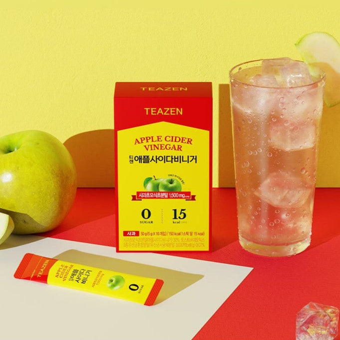 TEAZEN Apple Cider Vinegar 10 Sticks | Kool Seoul