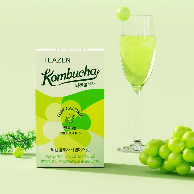 TEAZEN Kombucha Shine Muscat 10 Sticks | Kool Seoul