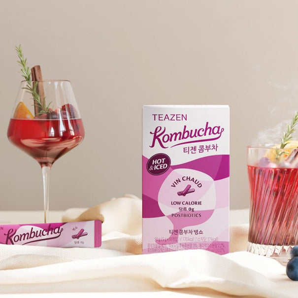 TEAZEN Kombucha Vin Chaud 10 Sticks available on Koolseoul.com, your Korean Eshop from Seoul !