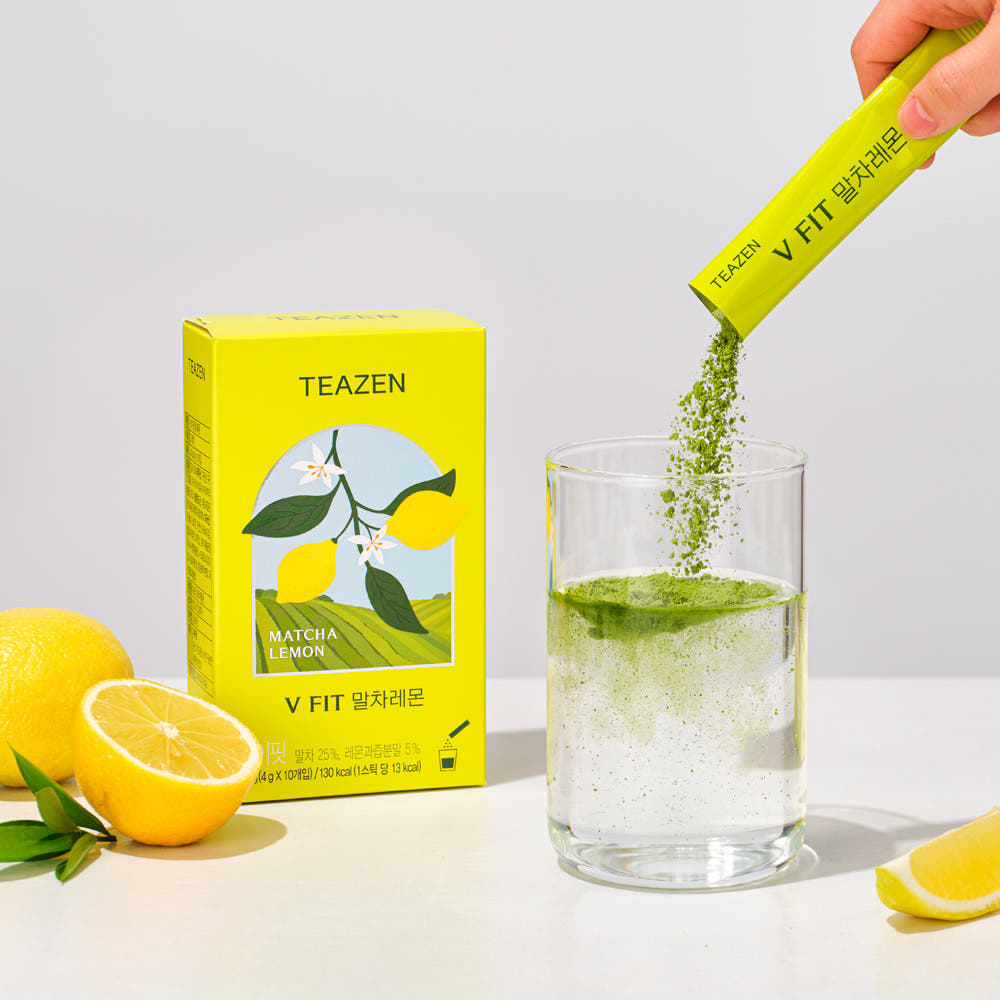 TEAZEN V-フィット抹茶レモン 10本入り | クールソウル – Kool Seoul