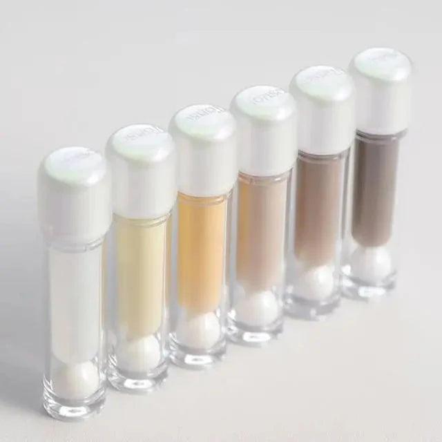 Array of TENSE Imitation Brow Changer tubes in various shades for precise eyebrow styling.