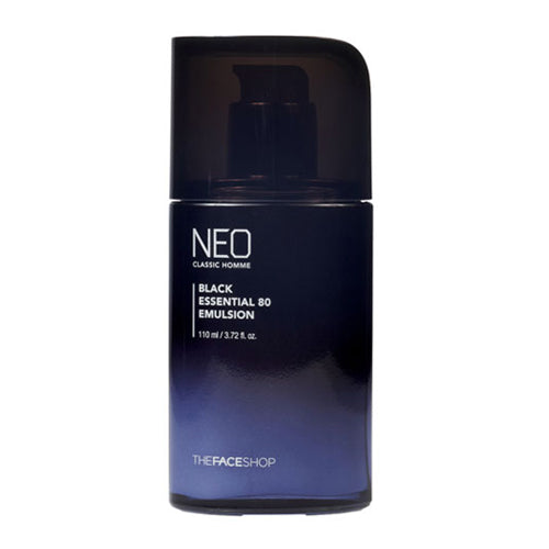 THE FACE SHOP Neo Classic Homme Black Essentail Emulsion 110ml - Gentleman Korea men’s skincare emulsion bottle for classic homme
