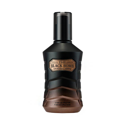 THE FACE SHOP The Black Bomb Cream Fluid 130ml - Gentleman Korea premium Korean men’s skincare product bottle