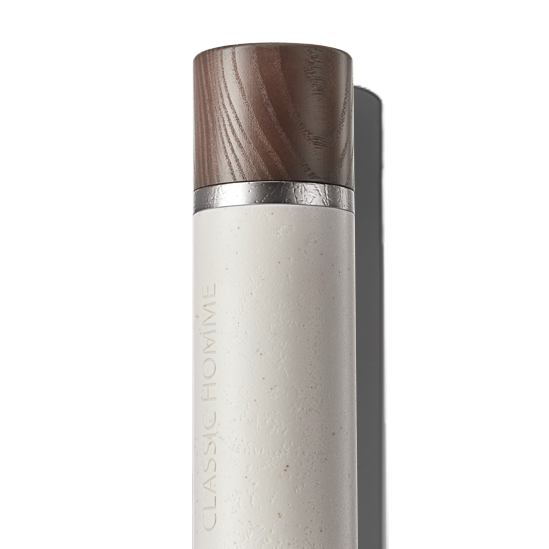 THE SAEM Classic Homme Moisturizer 130ml - Gentleman Korea men’s skincare bottle, elegant wood cap design for classic grooming