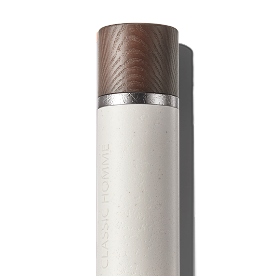 THE SAEM Classic Homme Toner 130ml bottle with wood-effect cap, Gentleman Korea premium Korean skincare for men, clean minimalist packaging