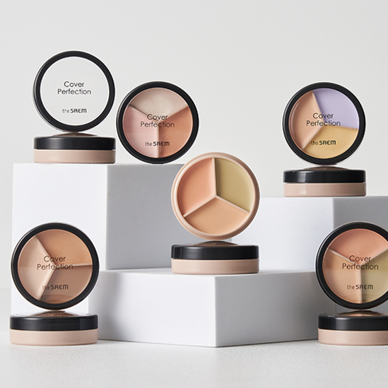 THE SAEM Cover Perfection Triple Pot Concealer | Kool Seoul