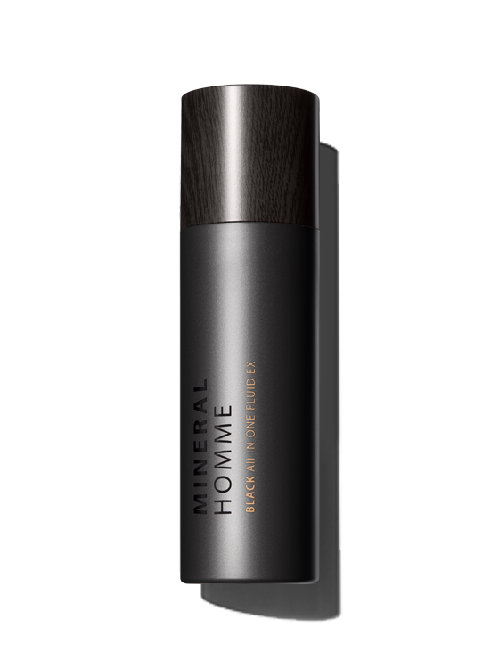 THE SAEM Mineral Homme Black All In One Fluid Ex 100ml - Gentleman Korea men’s skincare fluid bottle photo