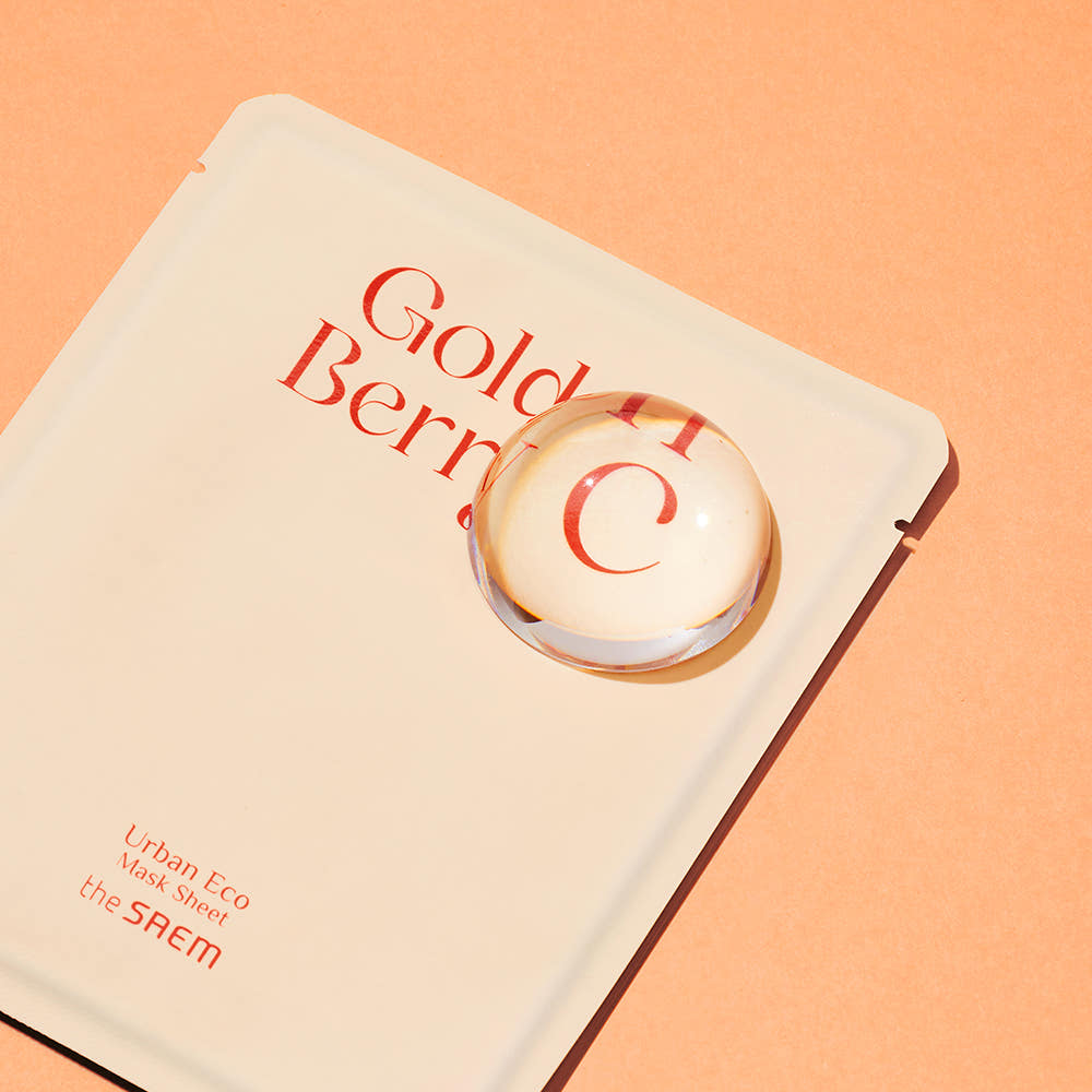THE SAEM Urban Eco Golden Berry C Mask Sheets 10 Sheets