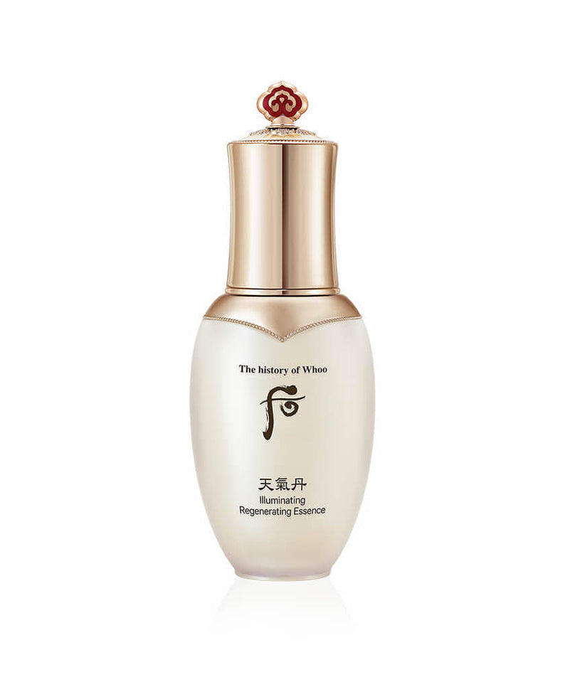 THE WHOO Cheon Gi Dan Hwa Hyun Illuminating Essence 50ml bottle on white background