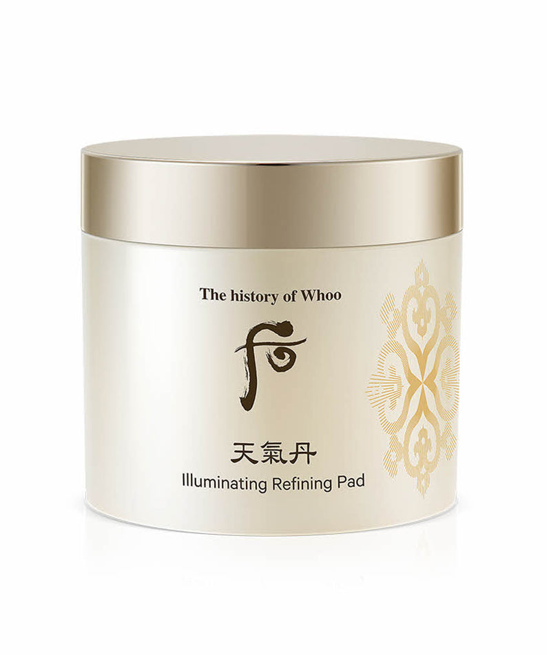 THE WHOO Cheon Gi Dan Hwa Hyun Refining Pad 60 sheets in elegant packaging