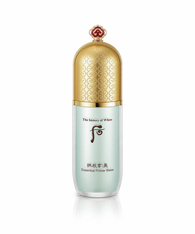 THE WHOO Gong Jin Hyang Mi Essential Primer Base 40ml bottle with gold decorative cap