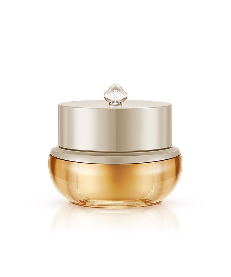 THE WHOO Gongjinhyang Elastic Eye Cream 20ml in elegant gold and ivory jar, luxury skincare