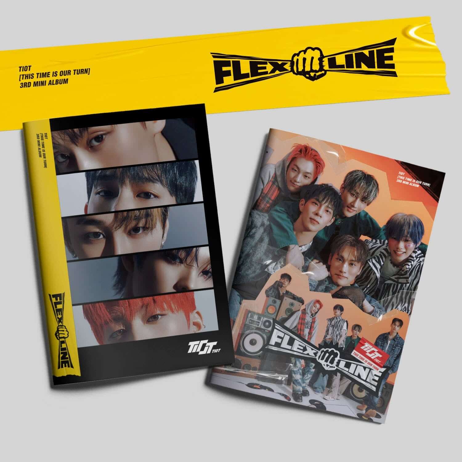 TIOT - 3rd Mini Album [FLEX LINE] (Photobook ver.) (Random 1 | Kool Seoul - Buy Kpop Albums Online