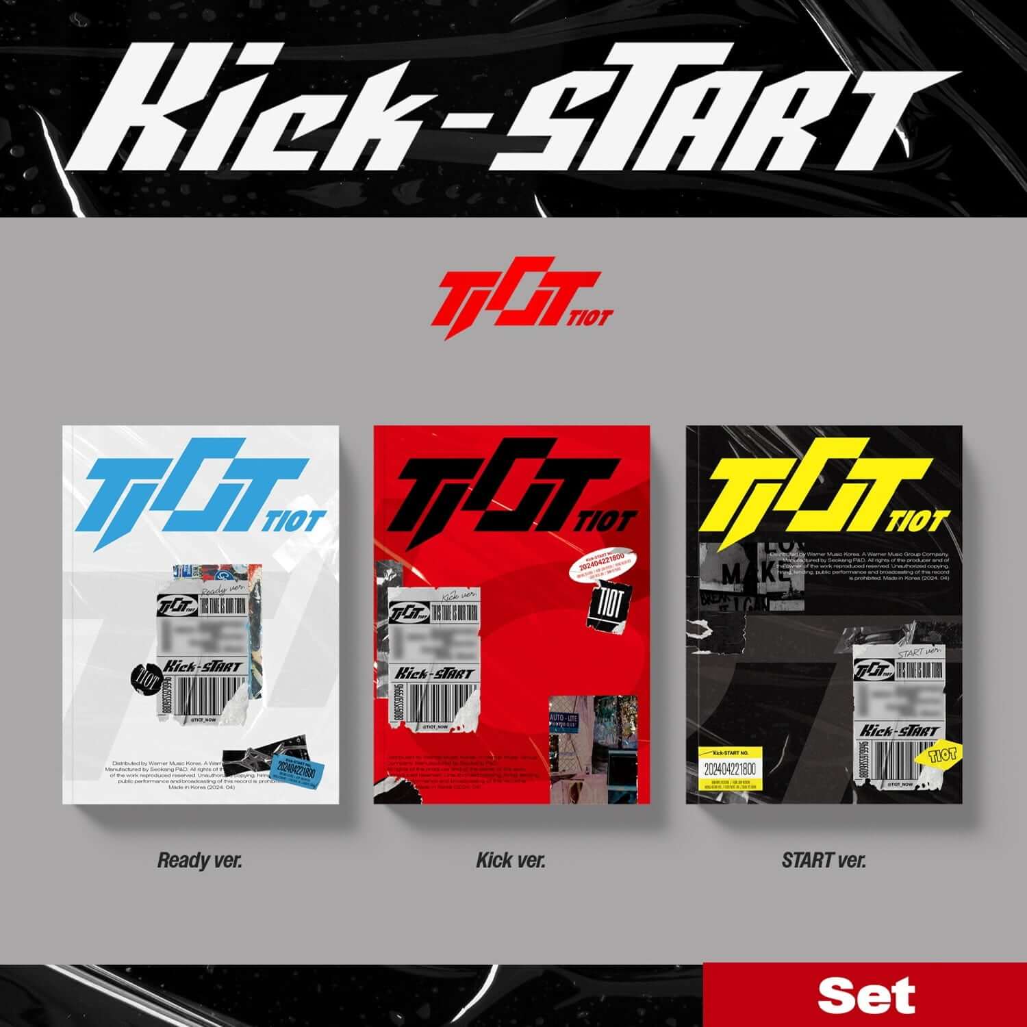 TIOT - [Kick-START] (Photobook Ver.) (Set) - Kpop Album | Kool Seoul - Buy Kpop Albums Online