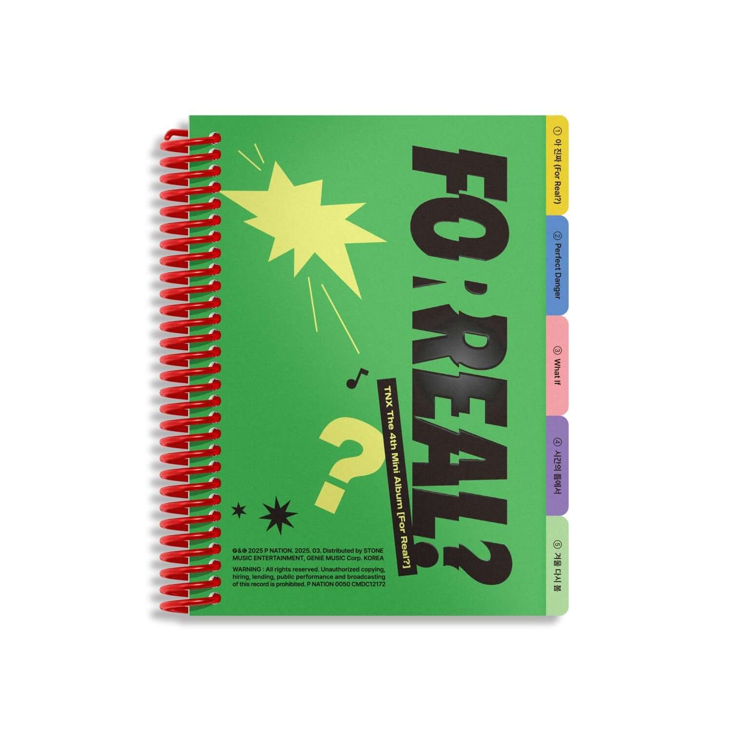 TNX - 4th Album [For Real?] - Kpop Album | Kool Seoul - Buy Kpop Albums Online