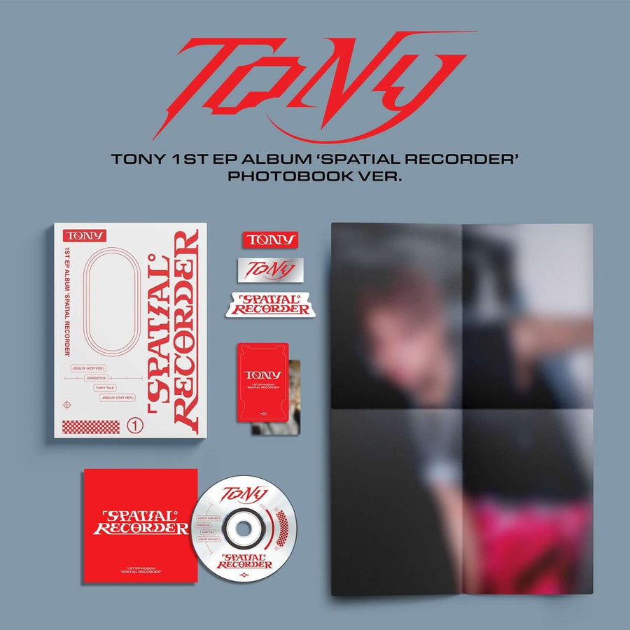 トニー - 1st Ep [Spatial Recorder] (Photobook Ver) - Kpop アルバム