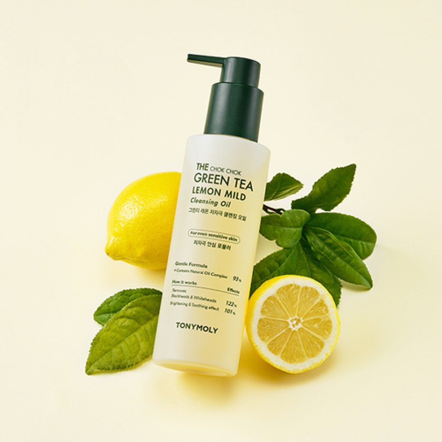 TONYMOLY The Chok Chok Green Tea Lemon Mild Cleansing Oil 200ml