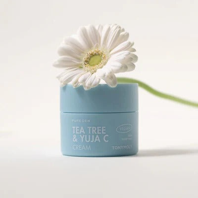 TONYMOLY Pure Dew Tea Tree & Yuja C Cream 50ml
