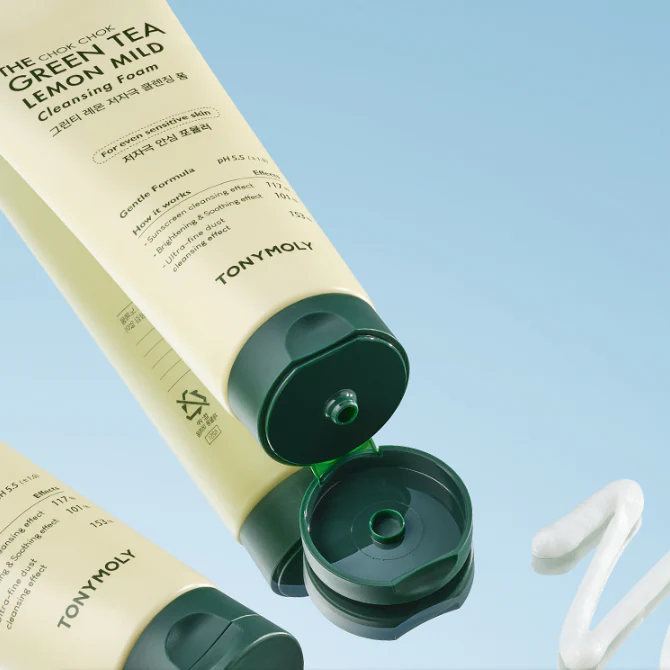 TONYMOLY The Chok Chok Green Tea Lemon Mild Cleansing Foam 150ml
