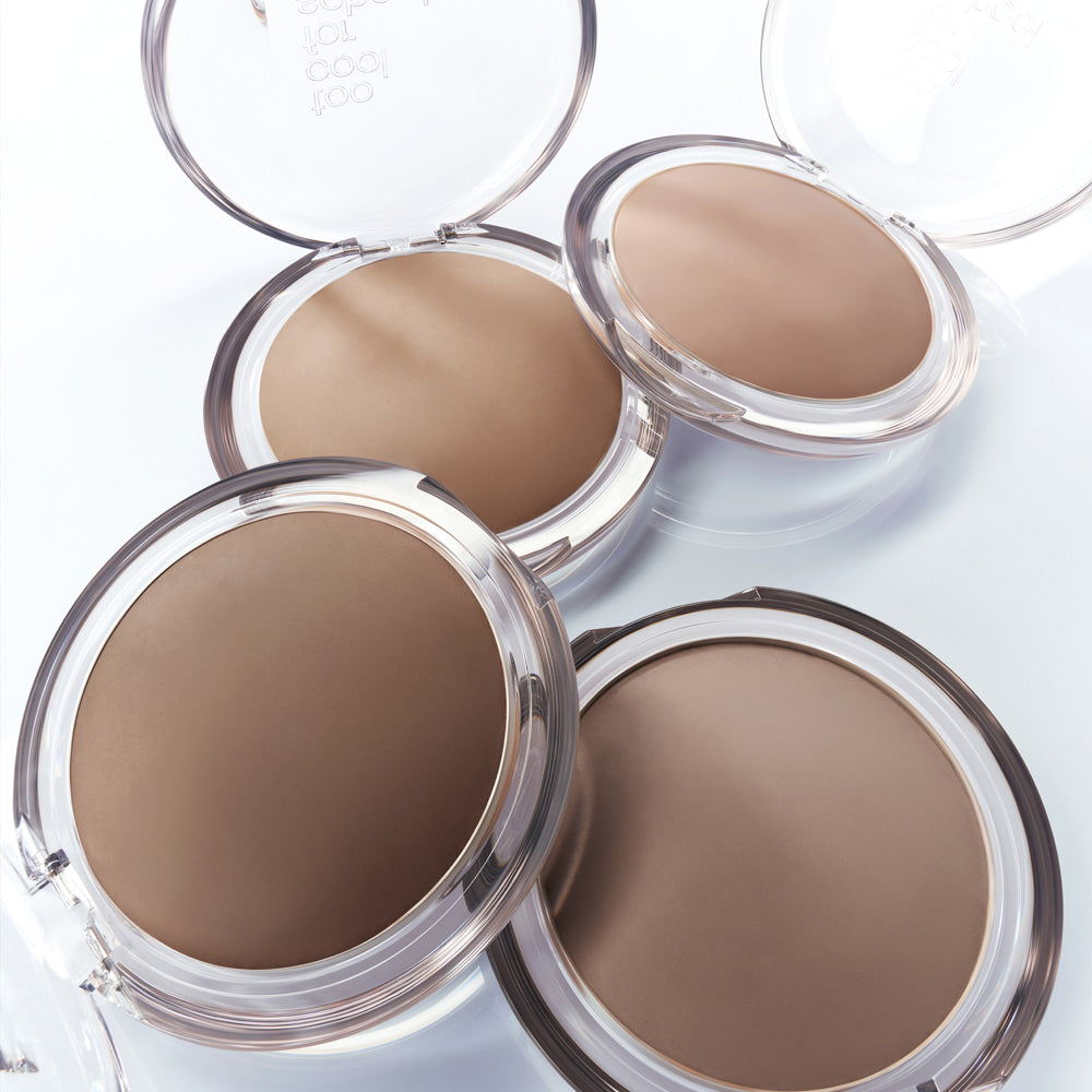 TOO COOL FOR SCHOOL Veiled Contour makeup compacts in various shades for contouring.