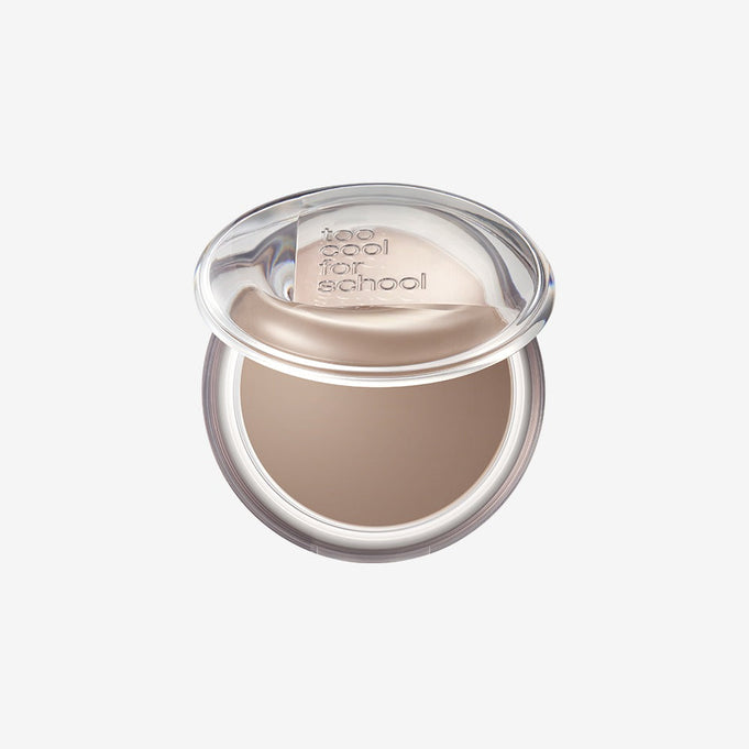 TOO COOL FOR SCHOOL Veiled Contour cosmetic product in open compact with transparent lid