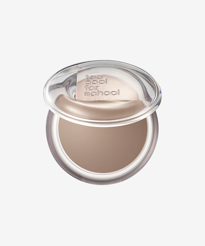 TOO COOL FOR SCHOOL Veiled Contour cosmetic product in open compact with transparent lid