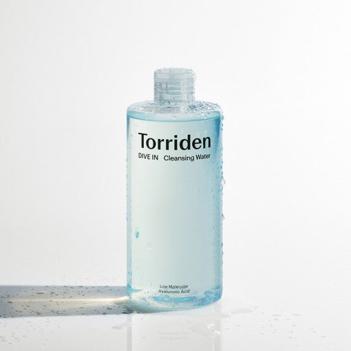TORRIDEN Dive In Low Molecular Hyaluronic Acid Cleansing Water 400ml bottle on white background