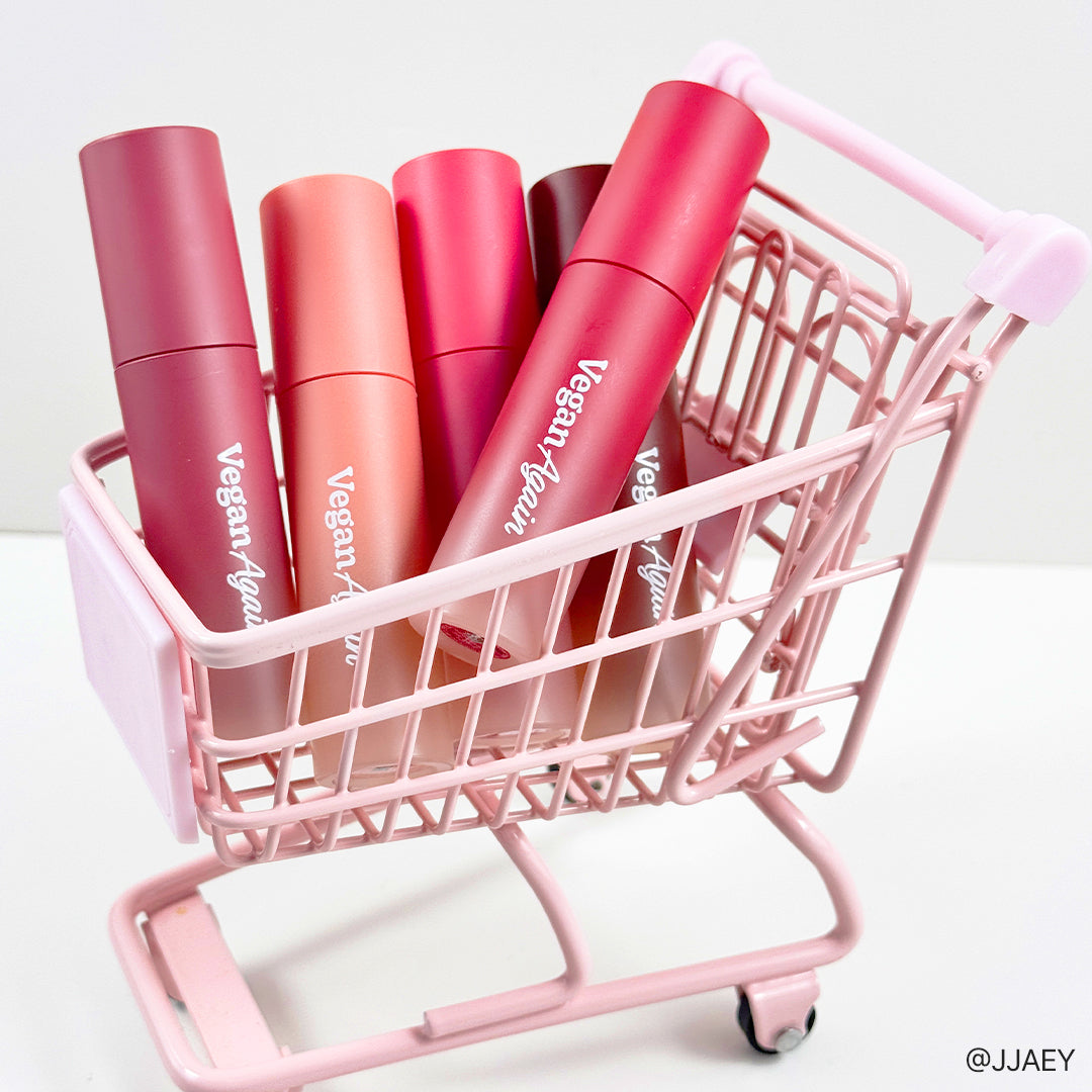 TOUCH IN SOL Vegan Again Blurcore Lip Tint in pink cart display