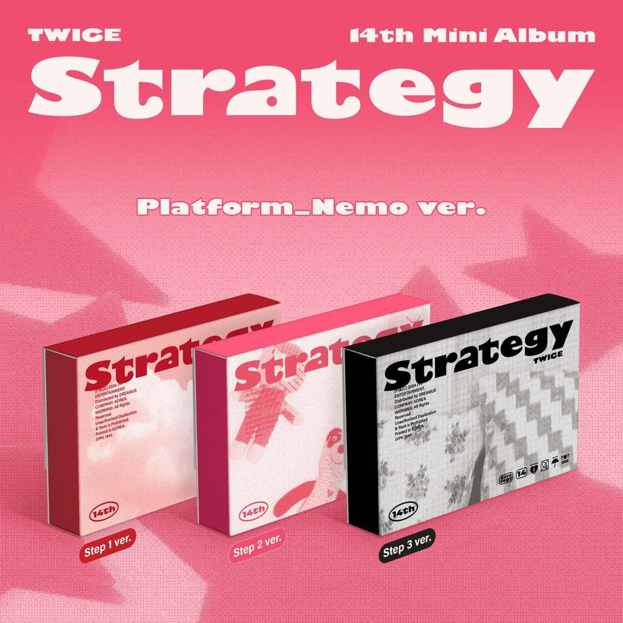 Twice - 14th Mini Album [Strategy] (Platform_nemo Ver) (3種の中からランダムで1種) - Kpopアルバム