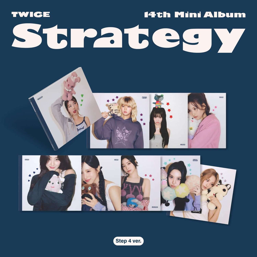 Twice - 14th Mini Album [Strategy] (Step4 Ver. ) (9種の中からランダムで1種) - Kpop アルバム