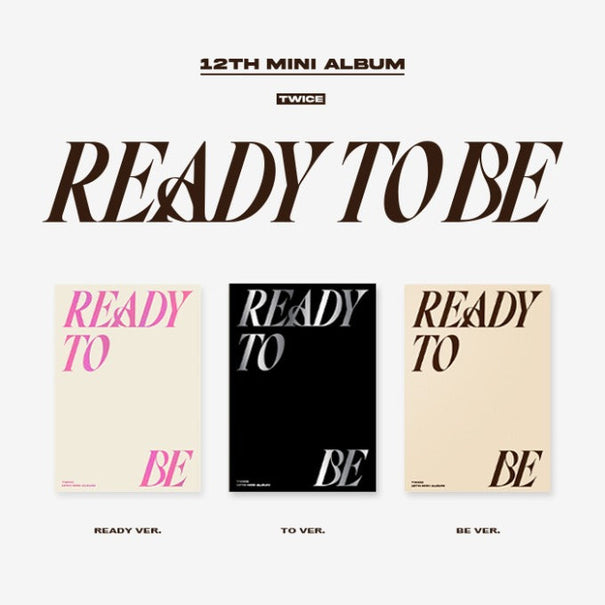 TWICE 12th Mini Album Ready To Be (Random Ver.) available on Koolseoul.com, your Korean Eshop from Seoul !