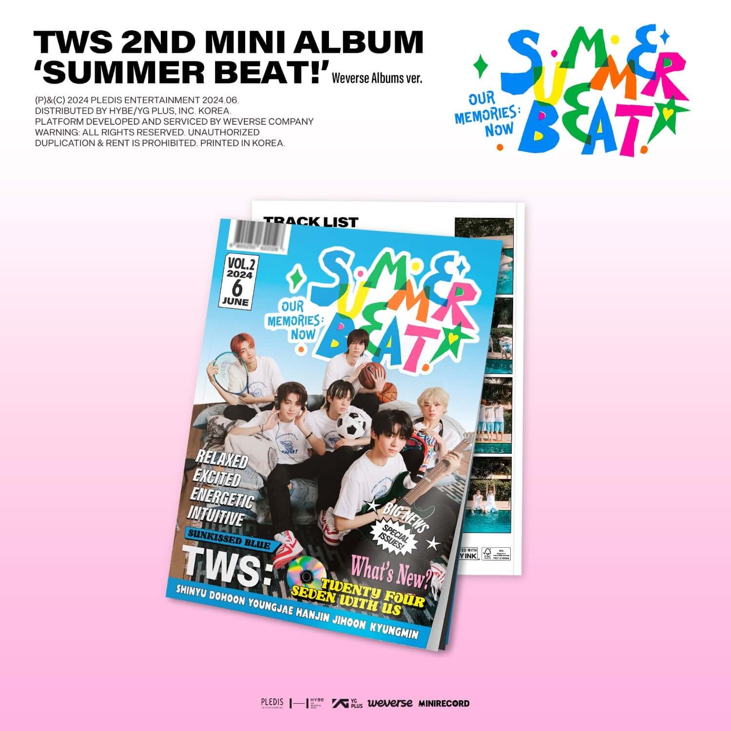 TWS - 2nd Mini Album [SUMMER BEAT!] (Weverse Albums ver.) -  | Kool Seoul - Buy Kpop Albums Online