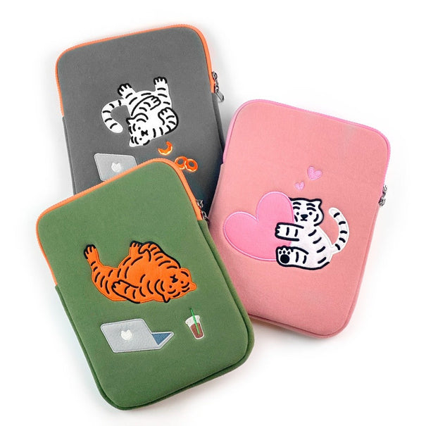 MUZIK TIGER Laptop/Tablet Pouch available on Koolseoul.com, your Korean Eshop from Seoul !