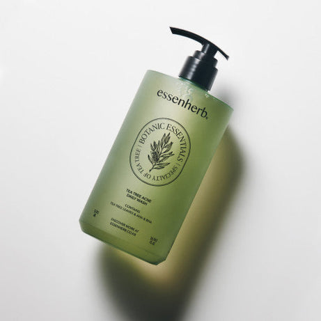 ESSENHERB Tea Tree Acne Daily Wash 500ml available on Koolseoul.com, your Korean Eshop from Seoul !