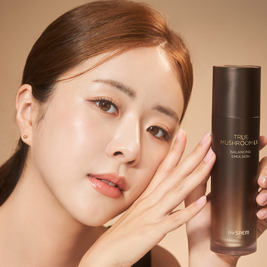 THE SAEM True Mushroom LX Balancing Emulsion 115ml available on Koolseoul.com, your Korean Eshop from Seoul !