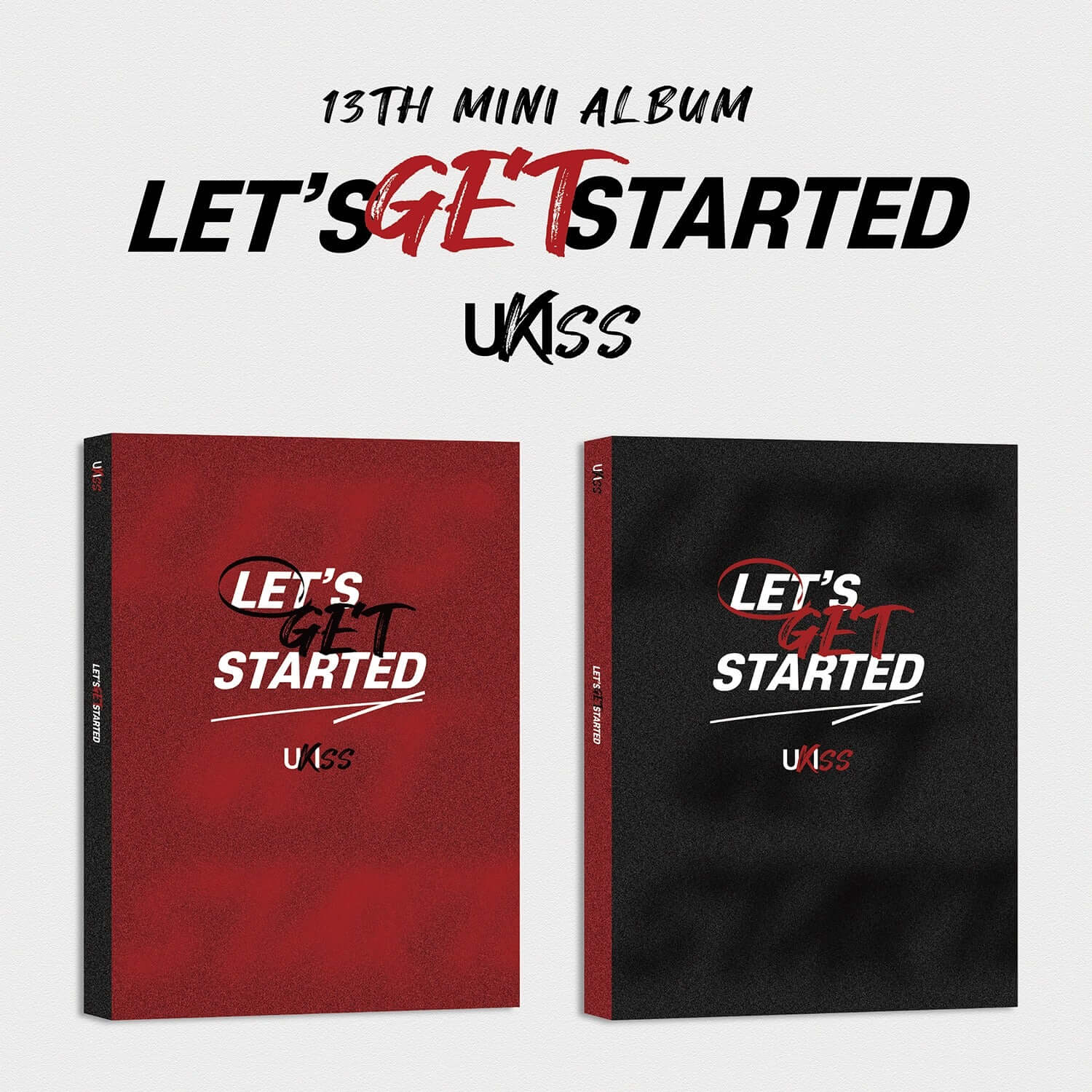 UKISS - 13th Album [LET’S GET STARTED] (Flash ver. / Shadow  | Kool Seoul - Buy Kpop Albums Online