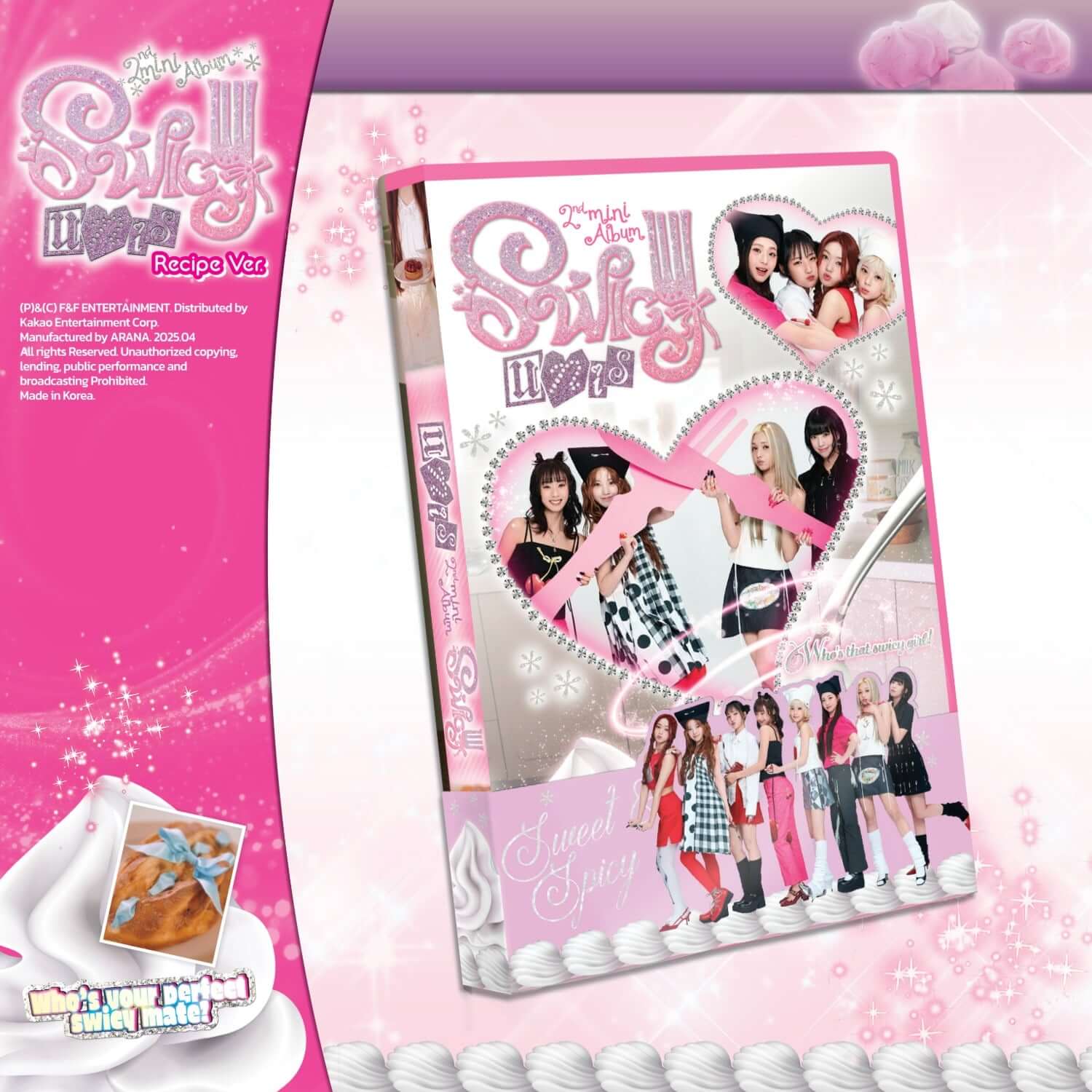 UNIS - 2nd Album [SWICY] (Recipe Ver.) - Kpop Album | Kool Seoul - Buy Kpop Albums Online
