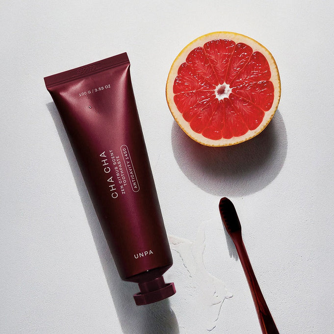 UNPA Cha Cha Zen Grapfruit Scent 1450 High Fluoride Toothpaste 100g