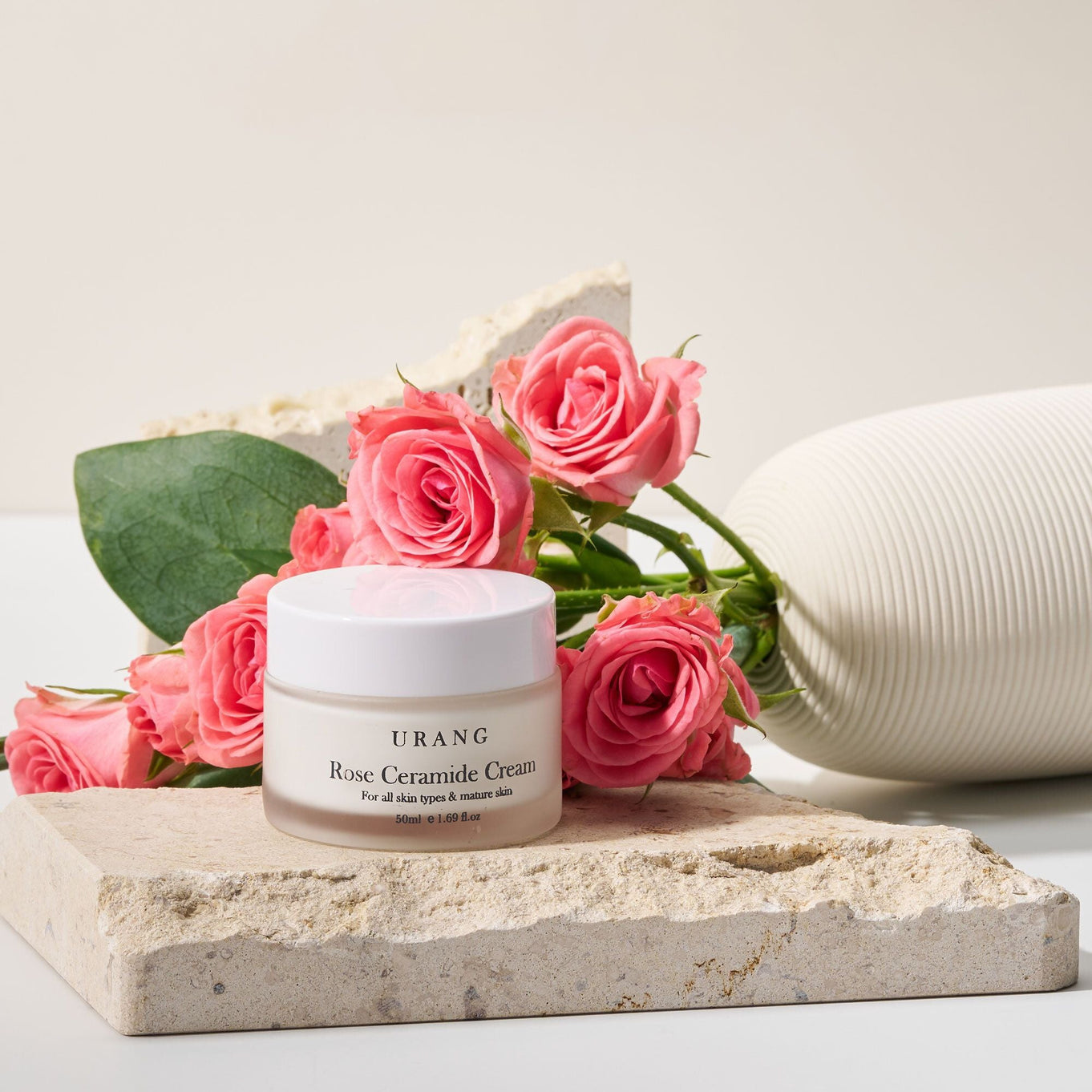 URANG Rose Ceramide Cream 50ml disponible sur Ma petite Coree, ton Eshop 100% K-beauty en direct de Seoul