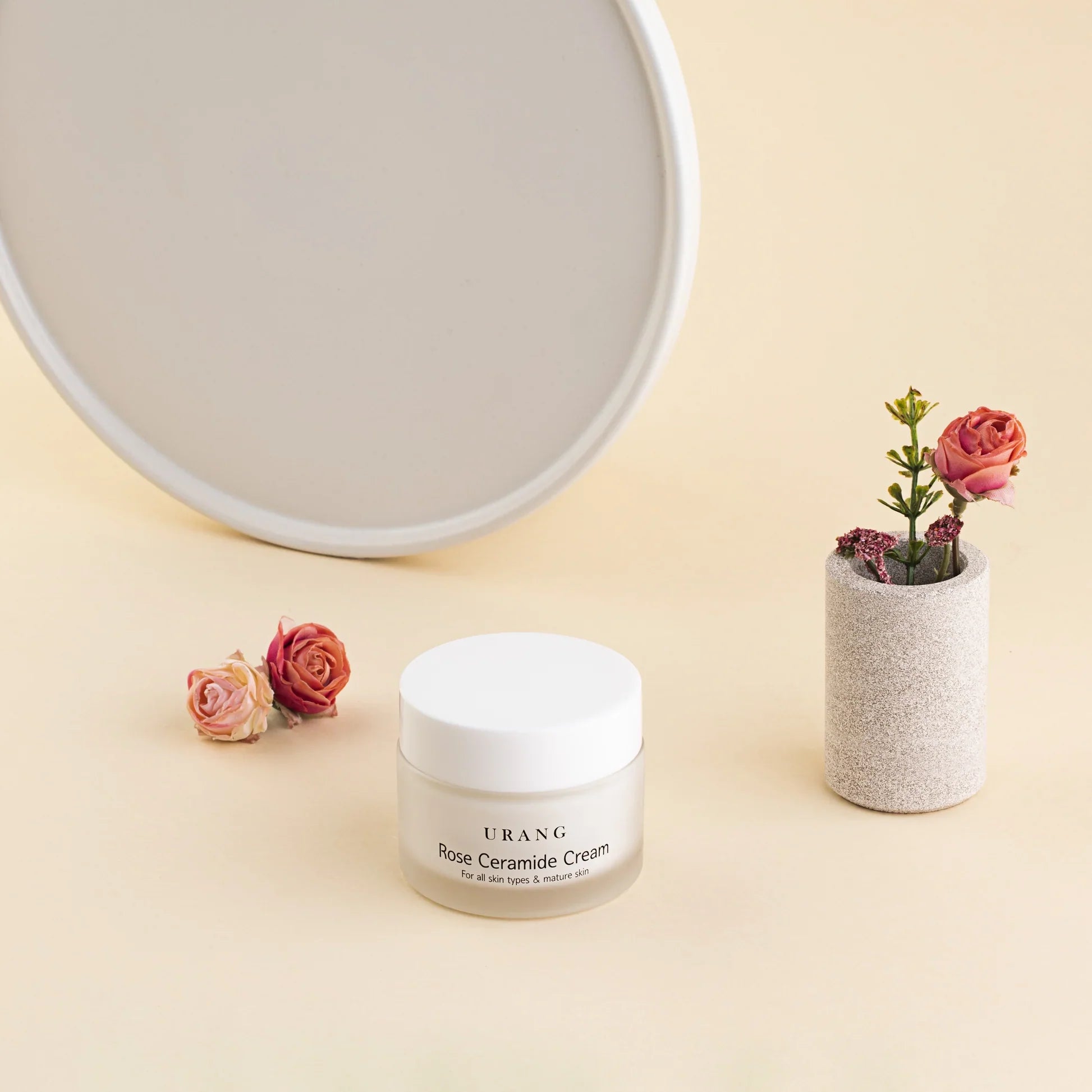 URANG Rose Ceramide Cream 50ml disponible sur Ma petite Coree, ton Eshop 100% K-beauty en direct de Seoul