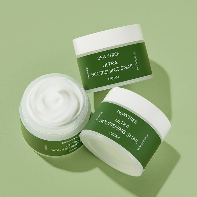 DEWYTREE Ultra Nourishing Snail Cream 80ml | Kool Seoul
