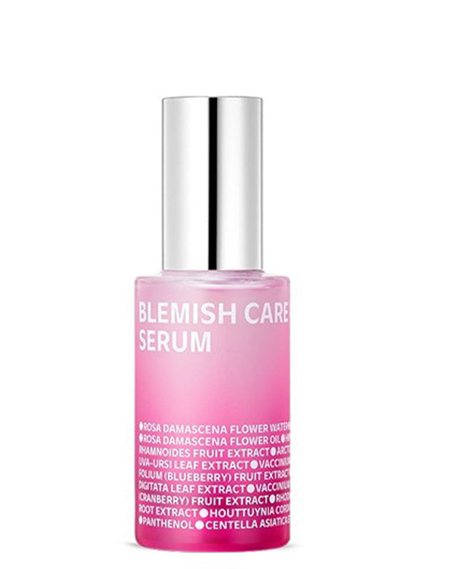 ISOI Blemish Care Up Serum 35ml pink bottle with ingredients list