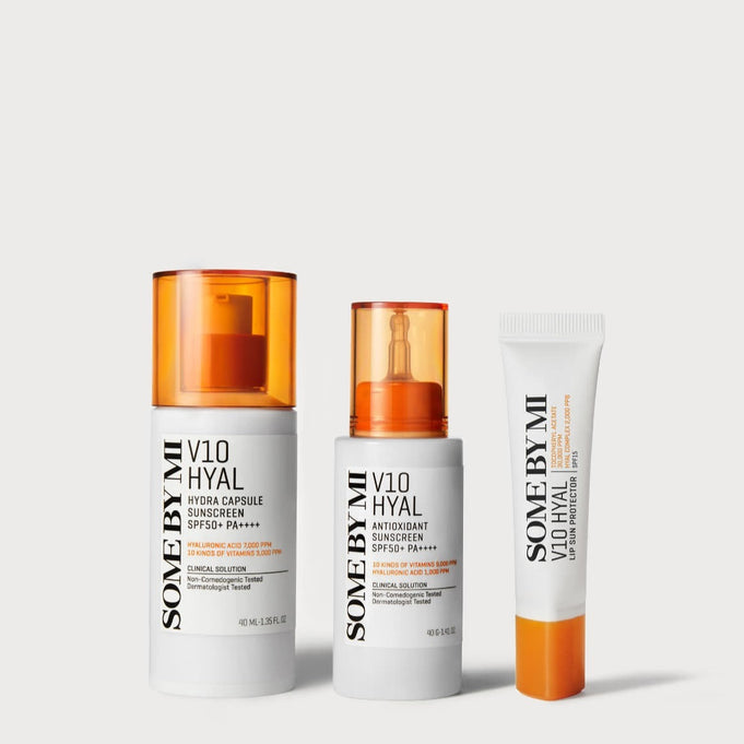 SOME BY MI V10 All Care Set (Hydra Capsule+ Antioxidant Sunscreen+Lip Protector) | Kool Seoul