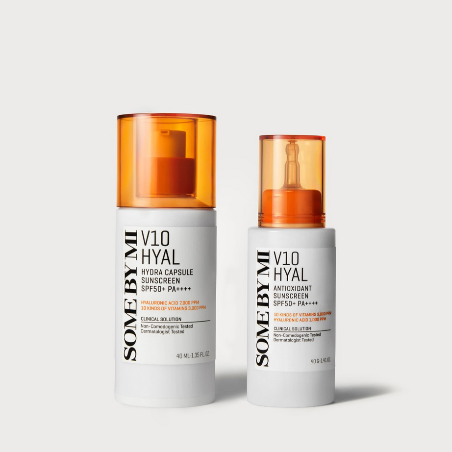 មួយចំនួនដោយ MI V10 Hyal Correcting Set (Hydra capsule + Antioxidant Sunscreen)