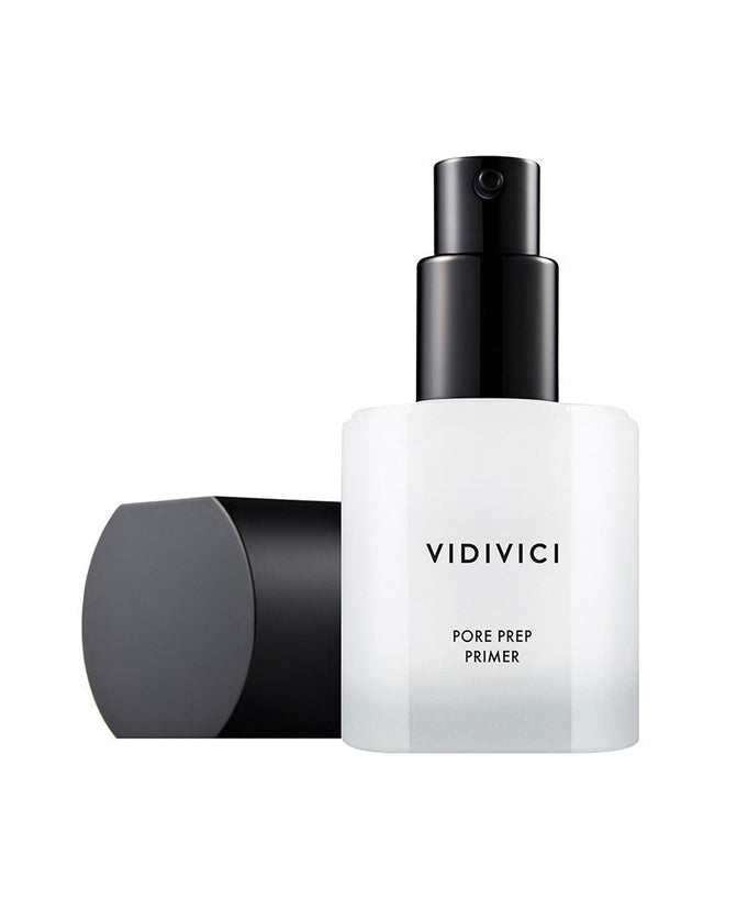 VIDIVICI Pore Prep Primer 30ml bottle with cap. Enhance makeup application with VIDIVICI Pore Prep Primer 30ml for a smooth finish.