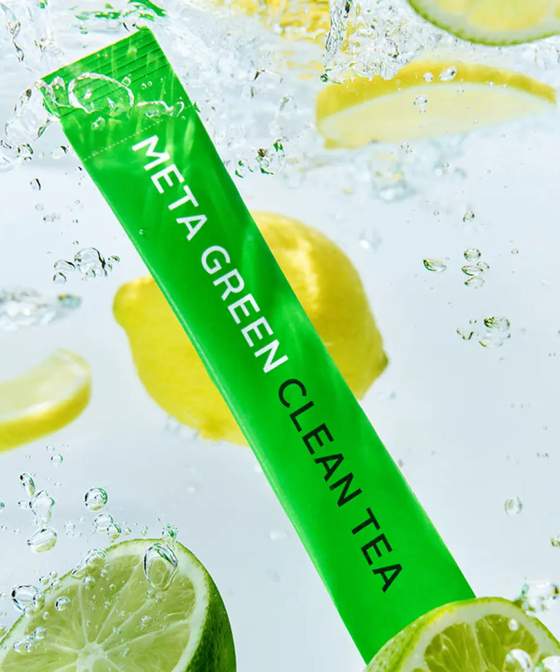 VITALBEAUTIE Meta Green Clean Tea 10 Packets with citrus accents