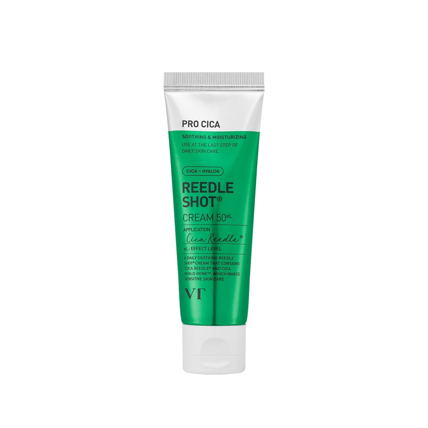 VT COSMETIC Pro Cica Riddleshot Cream 50g product image with tube packaging.