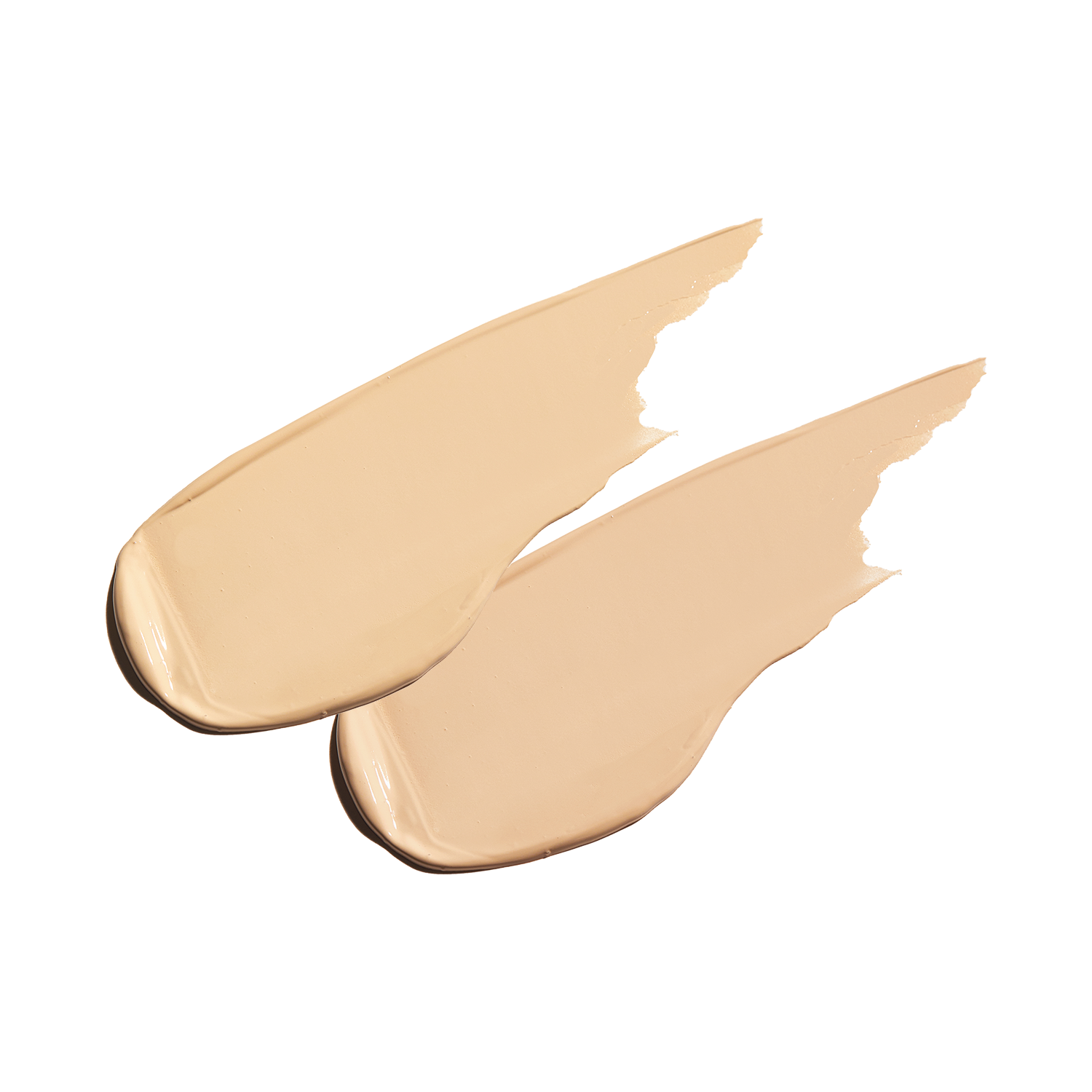 Texture swatches of VT COSMETIC Riddle Shot Synergy Cushion 15g showing smooth application and creamy finish.