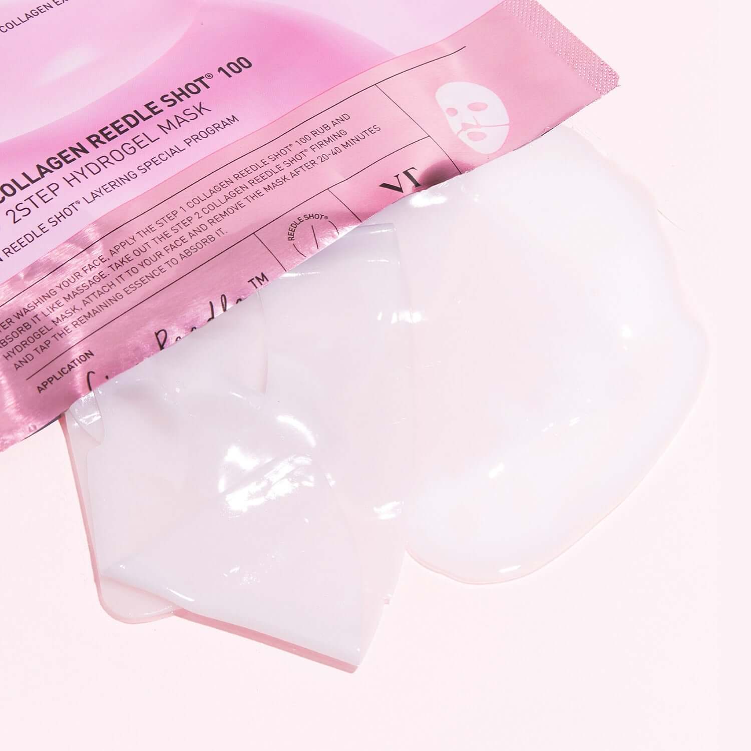 Vt Cosmetics  Collagen Riddle Shot 100 2-Step Hydrogel Mask (4 Sheets)